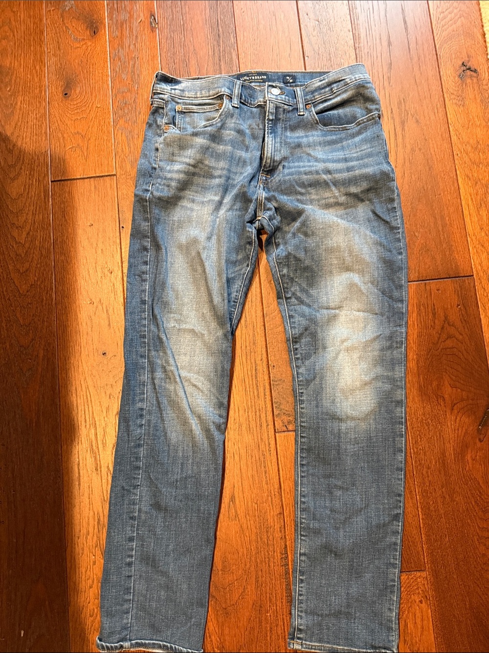 Lucky Brand Men's Light Blue Straight-Leg Jeans